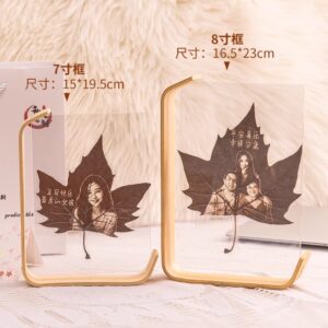 Sycamore leaf carving photo customization boyfriend and girlfriend birthday gift wedding anniversary Qixi Festival